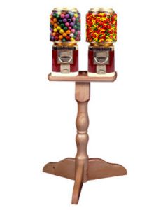 Gumball Candy Machine with wooden stand